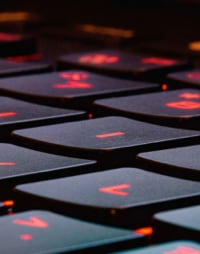 close-up image of a keyboard